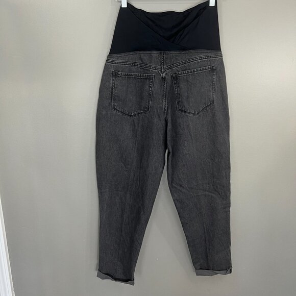 Isabel Maternity by Ingrid & Isabel NWT Over Belly Boyfriend Maternity Jeans - Picture 3 of 16